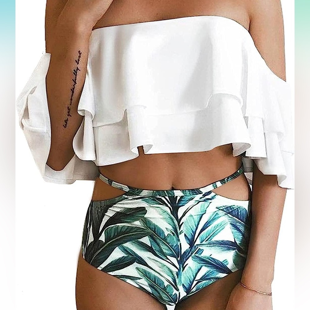 High waisted 2 Piece Swimsuit